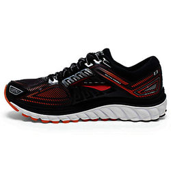 Brooks Glycerin 13 Men's Running Shoes, Black/Red